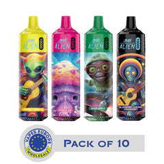 JNR Alien 10000 | Pack mit 10 | Vapes Europe Wholesale JNR Alien 10000 | Pack mit 10 | Vapes Europe Wholesale
